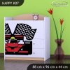 Komoda Happy K07 - ferrari (Barva bílá)