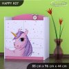 Komoda Happy K07 - jednorožec (Barva bílá)