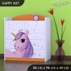 Komoda Happy K07 - jednorožec (Barva bílá)
