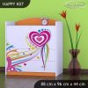 Komoda Happy K07 - pejsek a srdce (Barva bílá)