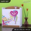 Komoda Happy K07 - pejsek a srdce (Barva bílá)