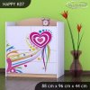 Komoda Happy K07 - pejsek a srdce (Barva bílá)