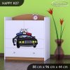 Komoda Happy K07 -  policie (Barva bílá)