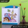 Komoda Happy K07 - safari (Barva bílá)