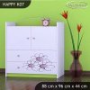 Komoda Happy K07 - slimák (Barva bílá)