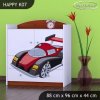 Komoda Happy K07 - super bolid (Barva bílá)