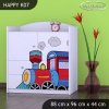 Komoda Happy K07 - super lokomotiva (Barva bílá)