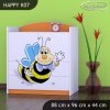 Komoda Happy K07 - usměvavá včelka (Barva bílá)