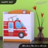 Komoda Happy K07 - hasičské auto (Barva bílá)