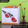 Komoda Happy K07 - závod F1 (Barva bílá)