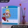 Komoda Happy K08 - bořek stavitel (Barva bílá)