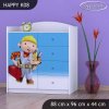 Komoda Happy K08 - bořek stavitel (Barva bílá)