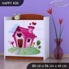 Komoda Happy K08 - začarovaný domeček (Barva bílá)