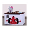 Box na hračky Happy KNZ01 - auto s vlajkou