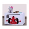 Box na hračky Happy KNZ01 - auto s vlajkou