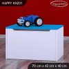 Box na hračky Happy KNZ01 - bez motivu (Barva bílá)