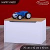 Box na hračky Happy KNZ01 - bez motivu (Barva bílá)