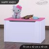 Box na hračky Happy KNZ01 - bez motivu (Barva bílá)