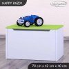Box na hračky Happy KNZ01 - bez motivu (Barva bílá)