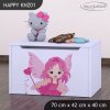 Box na hračky Happy KNZ01 - čarodějka (Barva bílá)