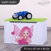 Box na hračky Happy KNZ01 - čarodějka (Barva bílá)