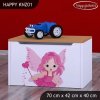 Box na hračky Happy KNZ01 - čarodějka (Barva bílá)