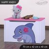 Box na hračky Happy KNZ01 - delfín (Barva bílá)