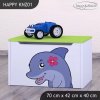 Box na hračky Happy KNZ01 - delfín (Barva bílá)