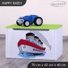 Box na hračky Happy KNZ01 - velká loď (Barva bílá)
