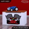 Box na hračky Happy KNZ01 - ferrari (Barva bílá)