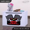 Box na hračky Happy KNZ01 - ferrari (Barva bílá)