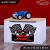 Box na hračky Happy KNZ01 - ferrari (Barva bílá)