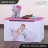 Box na hračky Happy KNZ01 - princ na bílém koni (Barva bílá)