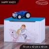 Box na hračky Happy KNZ01 - princ na bílém koni (Barva bílá)