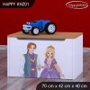 Box na hračky Happy KNZ01 - princ a princezna (Barva bílá)