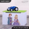 Box na hračky Happy KNZ01 - princ a princezna (Barva bílá)