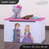 Box na hračky Happy KNZ01 - princ a princezna (Barva bílá)
