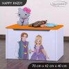 Box na hračky Happy KNZ01 - princ a princezna (Barva bílá)
