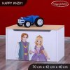 Box na hračky Happy KNZ01 - princ a princezna (Barva bílá)