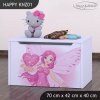 Box na hračky Happy KNZ01 - víla se srdcem (Barva bílá)