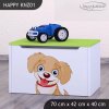 Box na hračky Happy KNZ01 - pejsek (Barva bílá)