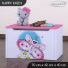 Box na hračky Happy KNZ01 - motýlek (Barva bílá)