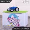 Box na hračky Happy KNZ01 - motýlek (Barva bílá)