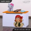 Box na hračky Happy KNZ01 - pirát (Barva bílá)