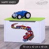 Box na hračky Happy KNZ01 - vláček (Barva bílá)
