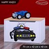 Box na hračky Happy KNZ01 - policie (Barva bílá)