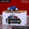 Box na hračky Happy KNZ01 - policie (Barva bílá)