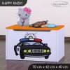 Box na hračky Happy KNZ01 - policie (Barva bílá)