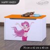 Box na hračky Happy KNZ01 - mořská víla (Barva bílá)