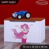 Box na hračky Happy KNZ01 - mořská víla (Barva bílá)